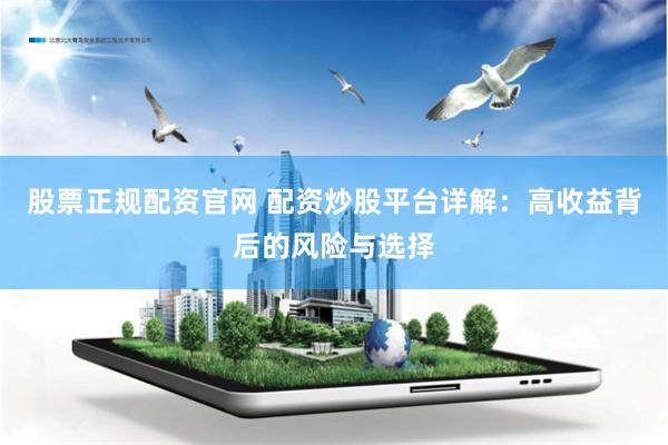 股票正规配资官网 配资炒股平台详解：高收益背后的风险与选择